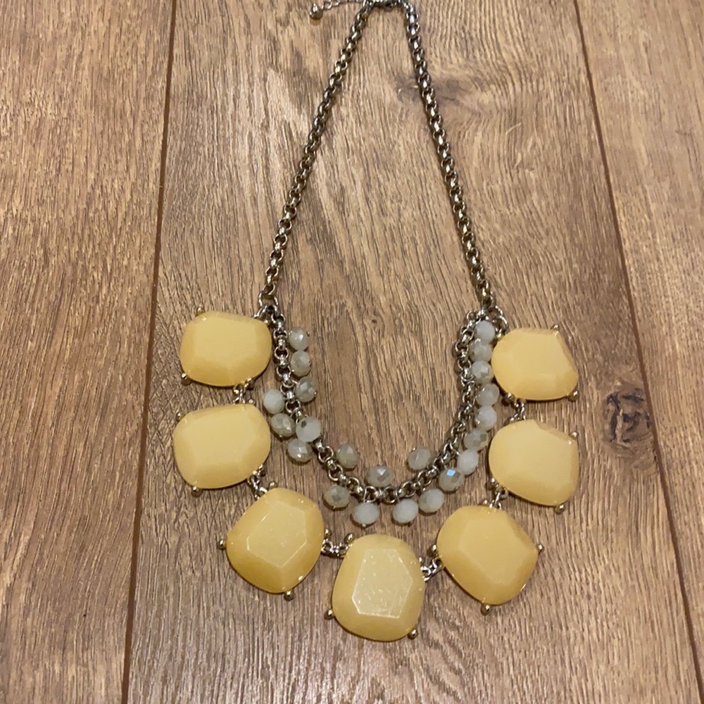 Yellow Statement Necklace